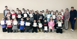 Elementary School Safety Patrol honored Monday night