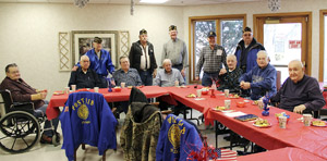 Veterans Holiday Coffee held at Maple Lawn Senior Care