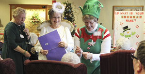 Maple Lawn Pink Ladies  host Christmas party for residents