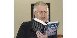 Minnesota Author Brian Freeman  holds book signing at Fulda Memorial Library