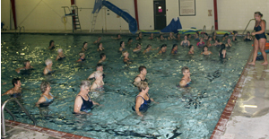 Water Lilies and Raiders enjoy swim time