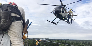 Air2 has ties to the area, aerial work fascinates the local residents