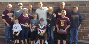 Einck receives special gift