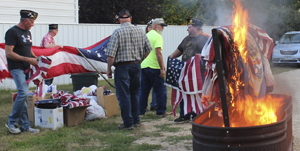 Flag retirement  ceremony held in Brewster