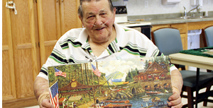 Smokey’s latch hook hobby