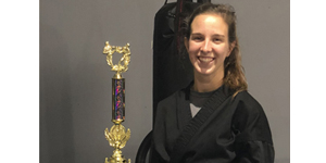 Homandberg wins 2018 Diamond  Nationals Karate Championships trophy