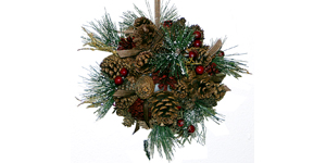 Make and Take Christmas “Kissing Ball” craft