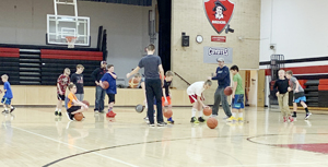 Off the Bounce Boys Basketball Clinic held in Fulda