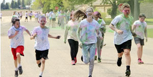 Elementary School Color Fun Run promotes health, happiness and individuality