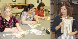 Learning the art of Macramé with Jen Anfinson