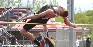 Sam Cheadle wins high jump at sub-section, clearing 6’3”
