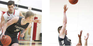 Coyotes edge Falcons, 66-63