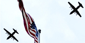 Flyover salutes frontline workers